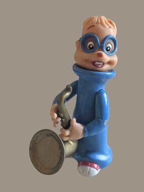 10/$25 Vintage 1991 KFC Alvin and the Chipmunks Simon PVC Figure